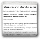 Internet search blows his cover
